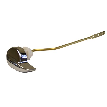 Jones Stephens Chrome Plated Tank Trip Lever for TOTO 10in. Brass Arm with Plastic Spud and Nut T01081